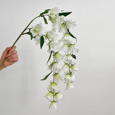 소유공간 조화 은방울 인테리어 꽃다발 S261-0098W, 화이트, 1개 화이트, 1개