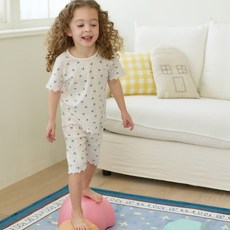 블루독 아동용 미니체리반팔 내복