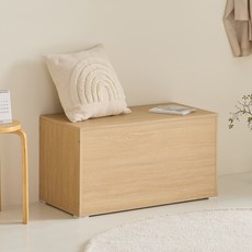 이글 벤치 수납장 800, 오크, 1개