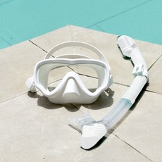 SNEFF 浮潛面罩組, 白色