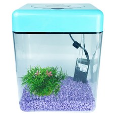 Rora Pet 壓克力方形LED魚缸, 丁香紫