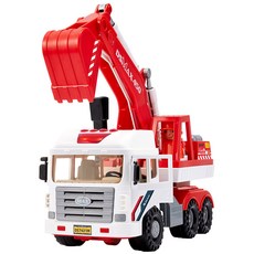 Daeseong Toys會說話的Max挖土機重型機械操作玩具, 混色