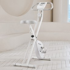 엑사이더 리얼 접이식 실내자전거, CF918B(BT), 화이트