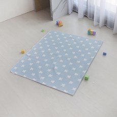 BEARBED 熊棉 多功能純棉防水墊, 雲朵小鹿