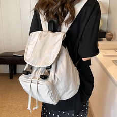 소리달 여성용 사마티 버클 스트링 대학생 캠퍼스룩 복조리 백팩