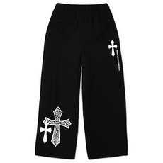 VENHIT Holy棉質雙面布四季運動寬褲