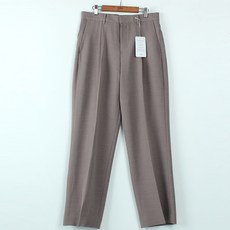 PLAYS 男款防皺褶飾寬版彈性西裝褲