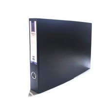 A3 D型環橫式合紙活頁夾 5cm, 黑色, 1個