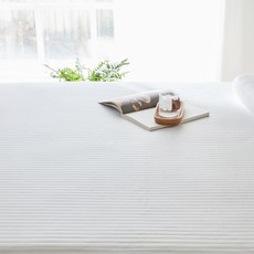 Adam Deco Duraron Huvis Cold Keeper Pure Ice 涼感床墊, 涼墊, 白色條紋