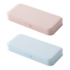 O-ON Pastel Soft Case 鉛筆盒, 藍色, 粉色, 1套