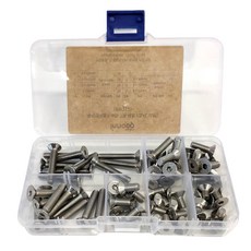 InnoTool 皿頭不鏽鋼內六角螺絲 M5 7種套組 W112, 1套