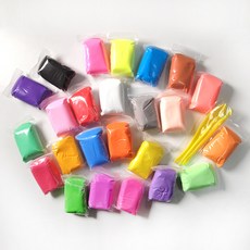 소프트 클레이 9g x 24종 세트, 혼합색상, 1개