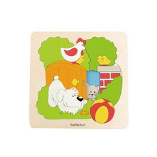 beleduc 花園拼圖中藏著什麼, 1個, 9件