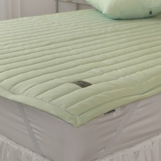 이블랑 국내 제조 아르떼 알러지케어 일반형 침대패드, 06 멜론그린