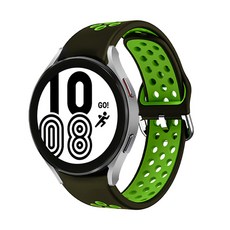 스페이스쉴드 스마트워치 날개형 스포티 스포츠 스트랩 20mm, 블랙라임