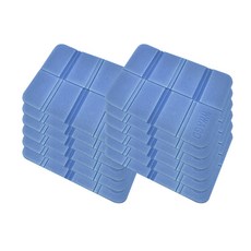 블럭마트 1인용 접이식 캠핑매트 12p, 블루