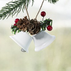 Homeflow 北歐風格聖誕樹裝飾品 鈴鐺吊飾, B, 1個