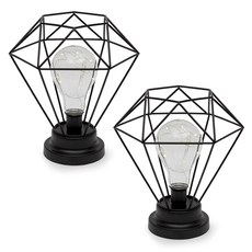 샛별하우스 스파클링 LED 무드등 A형 2p, 블랙