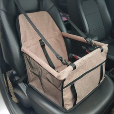寵物汽車座椅收納袋, 拿鐵, 1個