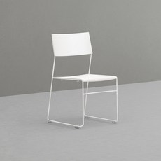 데스커 아웃라인 의자 DHM1491 방문설치, 화이트, 1개
