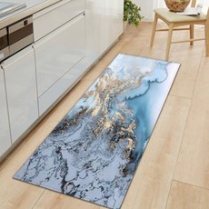 환상적인 마블링 센스있는 패브릭 대리석 주방 발매트, 08