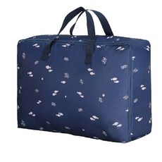 JOYnJOY 大容量印花棉被收納袋 L, 1個, 09鯡魚