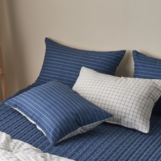 g BEDDING Canecheck 純棉30支紗四季用枕頭套 2入