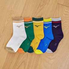 Mizuno 美津濃 青少年用 Champ 中筒襪 5雙組