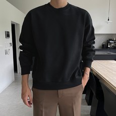 jogunshop 男款柔軟雙層布料剪裁大學T JG1964