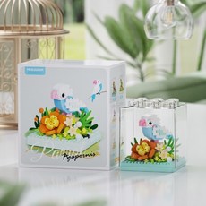 MEKANSM 鸚鵡系列 DIY 迷你積木公仔裝飾品 奎克