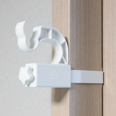 Kamsungnamja 寬版免鑽孔掛環 小 16.5 x 9.7cm, 白色, 2個