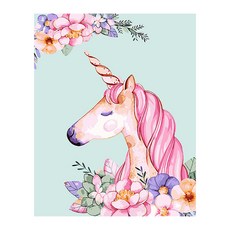iLovePainting DIY名畫繪製, Z17 花與獨角獸, 1個