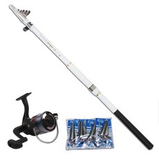 HIT MONSTER 銀龍 270 遠投釣魚用品 3件組, 混合顏色