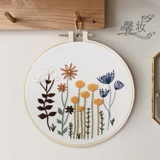 Sonio 新手用花卉刺繡DIY套組, 1套, 款式 03