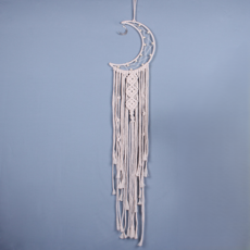 힘룸 예쁜 마크라메 벽장식 화이트 달 실버문, 혼합색상