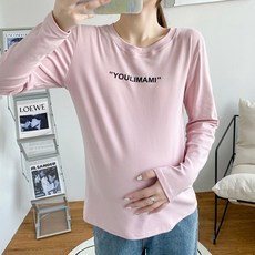 長袖哺乳印花上衣