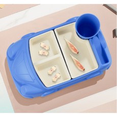 Sarasara汽車餐盤, 1個, 藍色, 單品