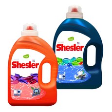 Shesler 超濃縮酵素防螨洗衣精 薰衣草香+薄荷香 一般/滾筒洗衣機兼用, 1組