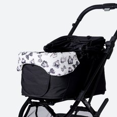 ROTTiE 寵物推車坐墊 Guard Fit, 1個, 黑色貓咪