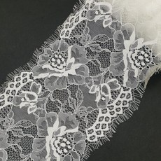 花穗剪裁紙蕾絲 2033, 白色的, 1個