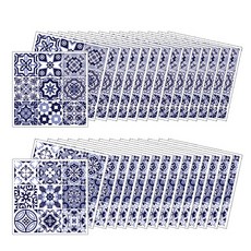 Fantasticks 現代風磁磚貼紙 GS-30707 30入, 歐式海軍藍