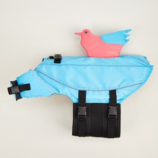 Lanboer 寵物立體小鳥救生衣, 藍色