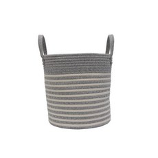 따니네 패브릭 바스켓 소 BGN082, 그레이, 1개