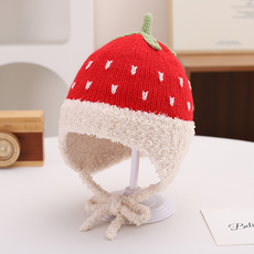 Bidangil 新生兒用 Very Bean 防寒針織護耳帽