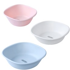 MONACO OLIVE La Pastel 方形盆粉色小號 + 白色中號 + 天空大號 3件套, 1套, 粉色（小）、白色（中）、天空（大）