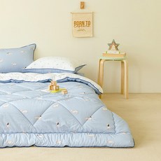 세사온라인 도기 알러지케어 차렵이불, 블루