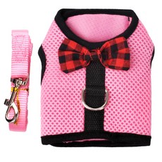 兔子背心式胸背帶 S, 粉紅色, 1個