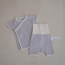 PEEKABOO 嬰幼兒雛菊短袖新生兒上下衣套裝