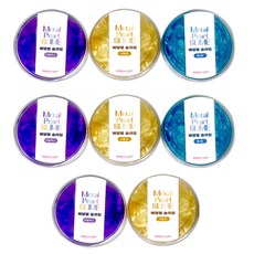 Vanilla Lucy金屬珠光史萊姆 8入, 隨機發貨