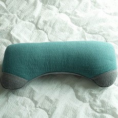 숙면예감 논슬립 경추 메밀 베개, 터키블루, 1개